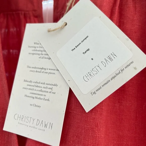 Christy Dawn “The Dawn Jumper” in Turnip. Size Small. - Picture 7 of 9